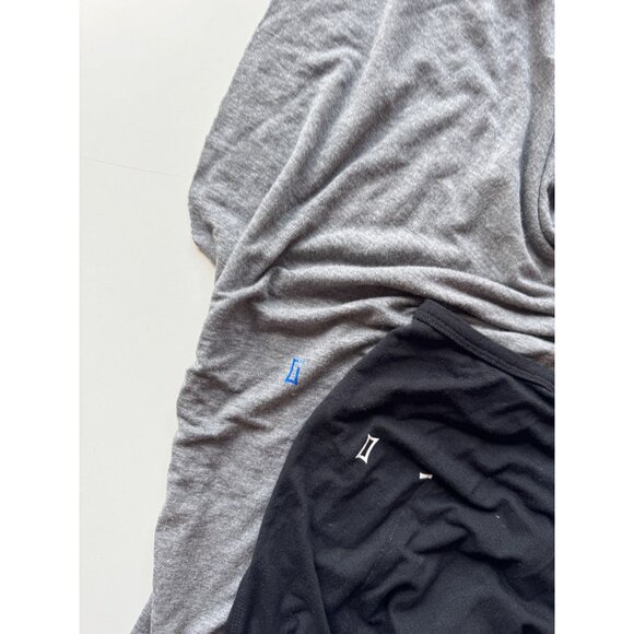 Lot of 2 KIT & ACE Jersey Tops - Grey Muscle T-Shirt & Black Racerback Tank - Picture 11 of 12